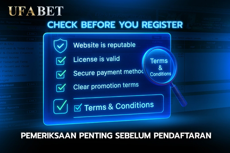 Pemeriksaan Penting Sebelum Pendaftaran